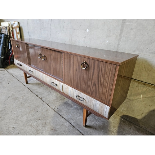 768 - 1960's Formica Sideboard H73cm W180cm D40cm