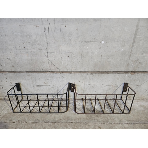 940 - 2 Wrought Iron Plant Holders