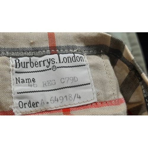 68 - Burberry Overcoat Size 46