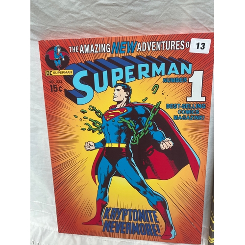 13 - Superman Canvas Posters