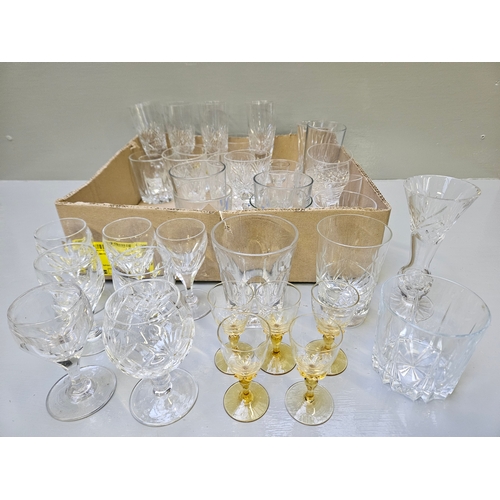 53 - Box Of Assorted Glasses