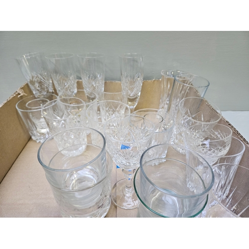 53 - Box Of Assorted Glasses