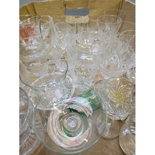 70 - Box Including Assorted Glasses Etc