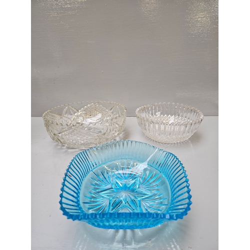 80 - Box Including Cut Glass Cake Stands, Bowls Etc