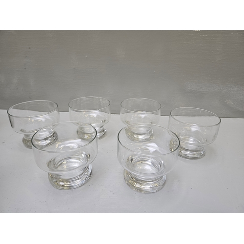 84 - Vintage Silver Plated Sherry Aperitif Glass Carry Tray Set, Dessert Dishes Etc