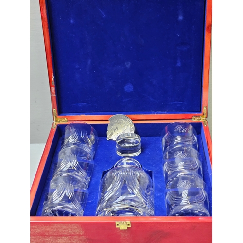 88 - Glencairn Crystal Whisky Decanter & 6 Glasses In Original Box