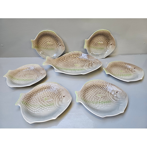 191 - 7 Pcs Shorter & Son, Stoke On Trent Fish Plates