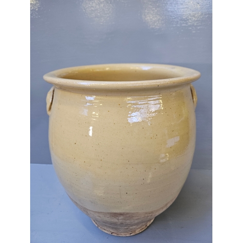 194 - Large Cream Jar H36cm