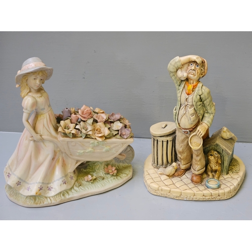 216 - 3 Regency Fine Arts Musical Figurines & 2 Others