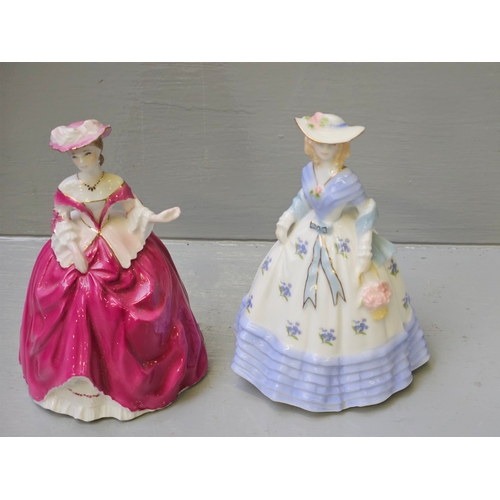 236 - 4 Royal Worcester  & Coalport Figurines