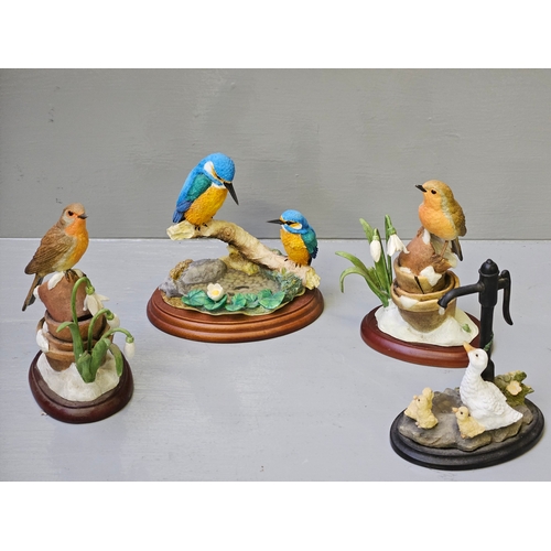 273 - 4 Border Fine Arts Birds