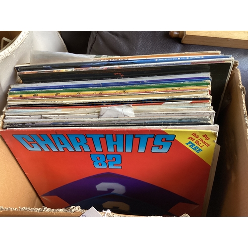 304 - Box Of Vinyl Records