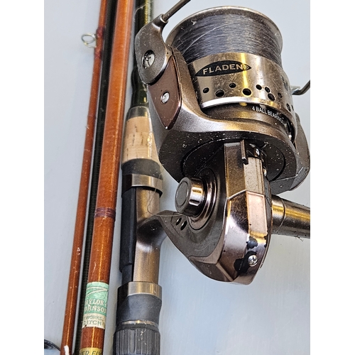 589 - 2 Part Fishing Rods & Fly Reel