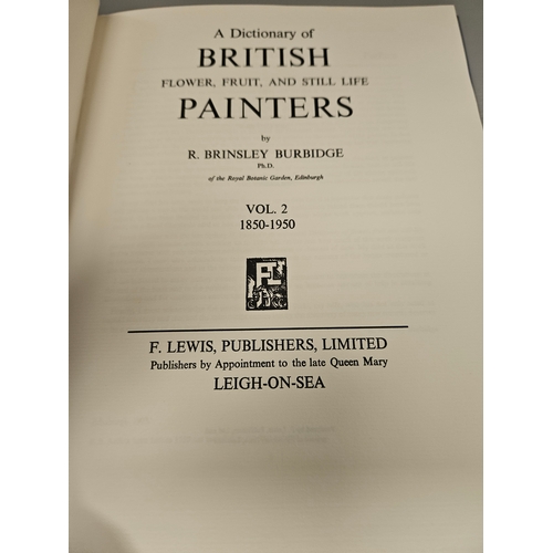 1 - 4 Volumes - Art Reference Books Including Dictionary Of British Artists By Grant M Waters Etc