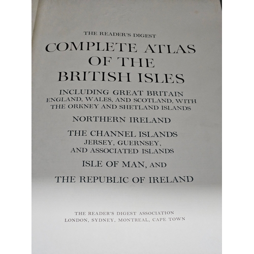 25 - 2 x The Reader's Digest Great World Atlas & The Complete Atlas Of The British Isles