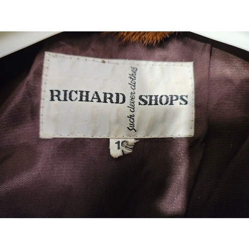 41 - Richard Shops Fur Coat With Belt