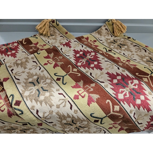 45 - 4 Rustic Coloured Cushion Covers