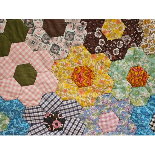 49 - Patchwork Quilt L194cm W160cm