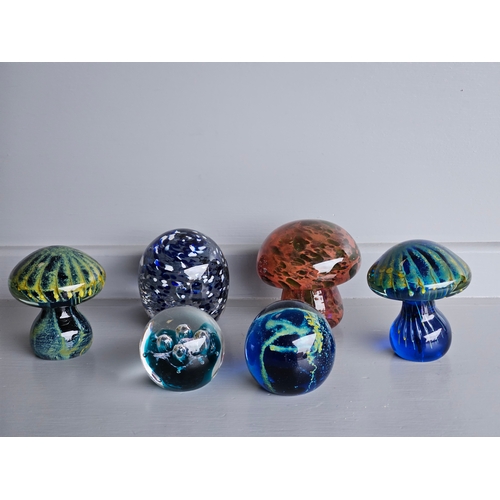 73 - 6 Mdina & Other Glass Paperweights