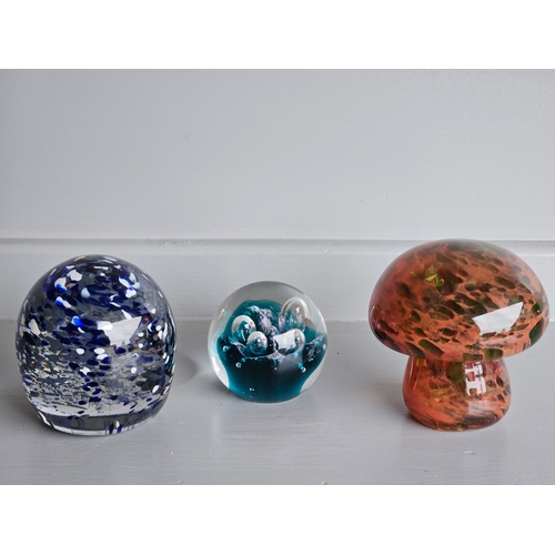 73 - 6 Mdina & Other Glass Paperweights