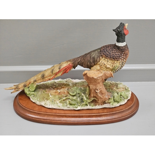 121 - Giuseppe Armani Pheasant Figurine (Capodimonte, Italy)