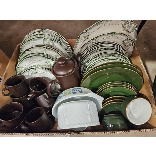 167 - A Quantity Of Festoon Dinner Plates, Doverstone Coffee Set, Etc