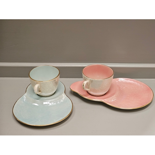 183 - 15 Pc Maling Cup & Saucers