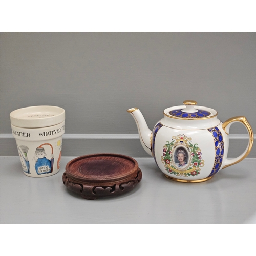 201 - Rington's Teaware, Portmeirion Butter Dish, Sugar Bowl Etc