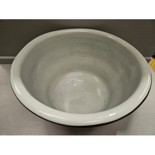 219 - Ware Cream Bowl H21cm W41cm