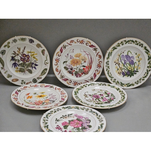 253 - 12 'The Horticultural Society' Collector's Plates A/F