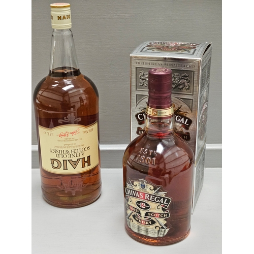 288 - A Bottle Of Chivas Regal 12 Year Old Scotch Whisky In Box & 1.5 Litre Bottle Of Haig Whisky