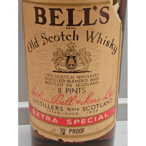 290 - Rare 1970's (8 Pints) Bell's Old Scotch Whisky 70% Proof H52cm