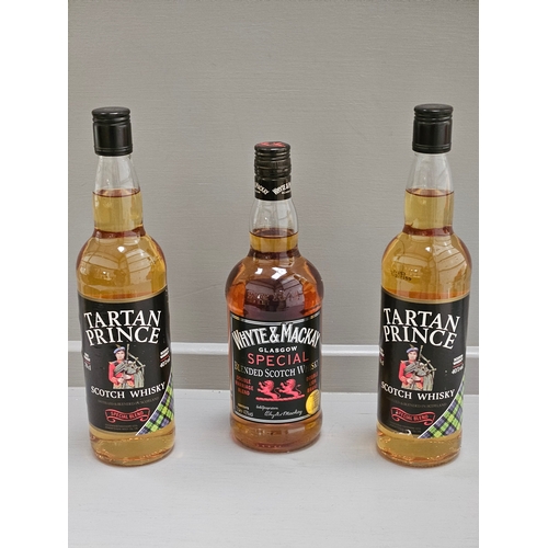 294 - 700 Ml Bottle Of Whyte & Mackay Special Blended Scotch Whisky & 2 x 700 Ml Bottles Of Tartan Prince ... 