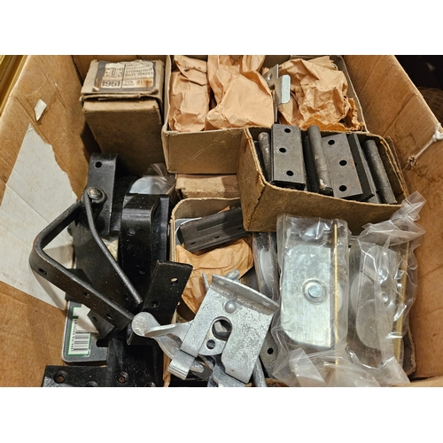 319 - Box Of Assorted Door Fittings Etc