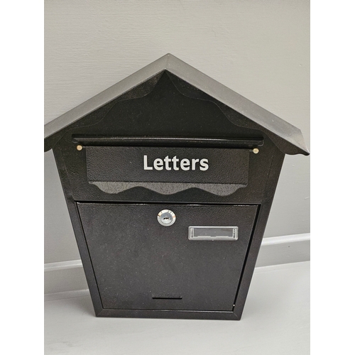 321 - 2 Tin Letter Boxes With Keys