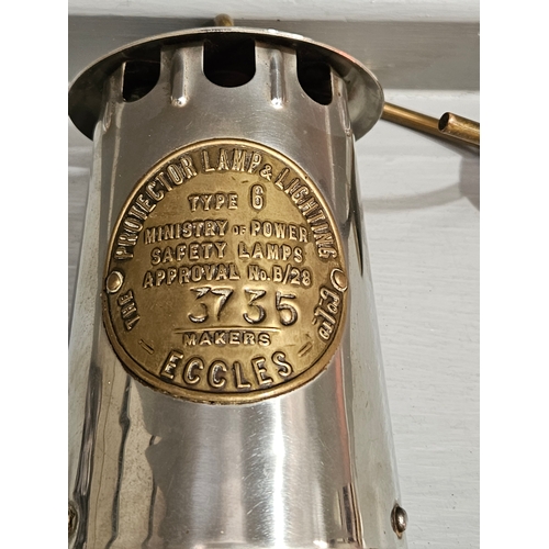 395 - The Protector Lamp & Lighting Company Limited, Eccles Miner's Lamp Type 6 (No 3735)