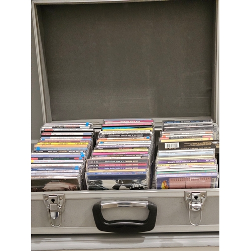 457 - 2 Aluminium Cases Of CD's