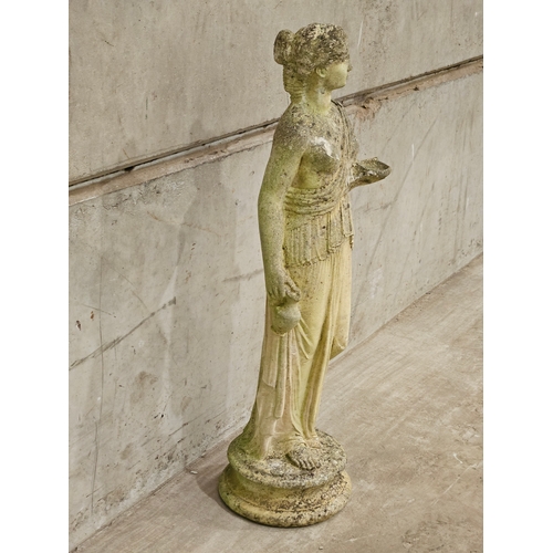 941 - Stoneware Garden Figurine H67cm