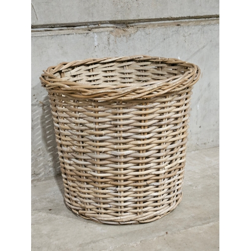 946 - Small Wicker Log Basket H39cm