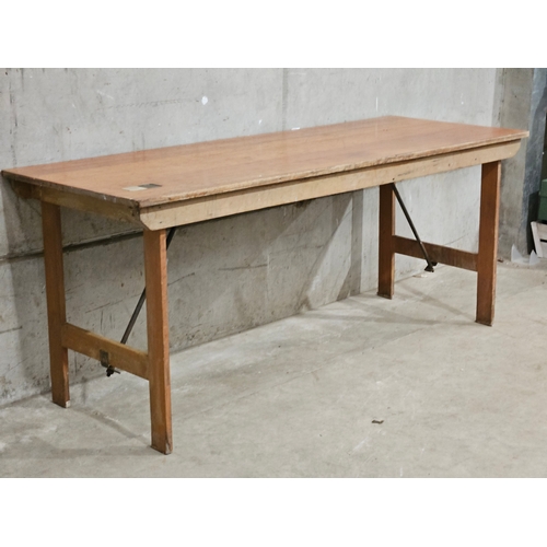 948 - Trestle Table H77cm L183cm W69cm