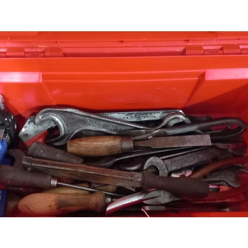 958 - Toolbox, Tools, Angle Grinder Etc