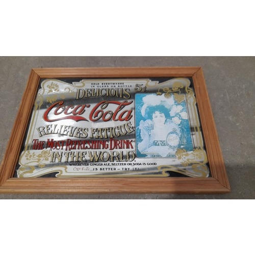 579 - Boddingtons Advertising Mirror & Coca Cola Mirror