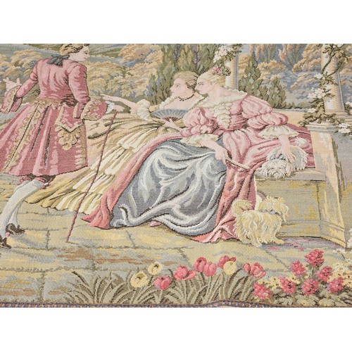 21 - 2 Tapestry Wall Hangings H82cm W70cm & H90cm W77cm