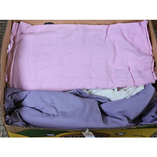 3 - Box Including Bed Linen Etc