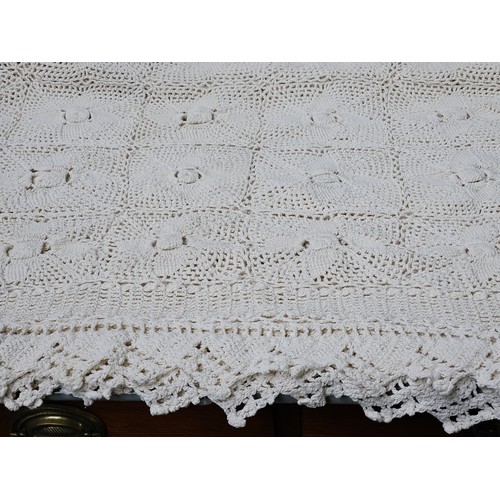 22 - 3 Crochet Table Covers