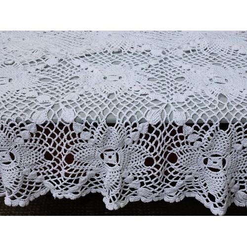 22 - 3 Crochet Table Covers