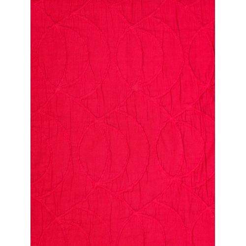 25 - Large Red Cotton Quilt 260cm x 255cm