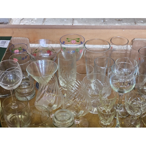 59 - 2 Boxes Of Assorted Glasses Etc