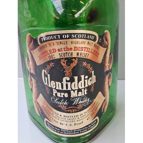 95 - 'Holland Toffee' Sweet Jar  & Old Glenfiddich Scotch Whisky Bottle