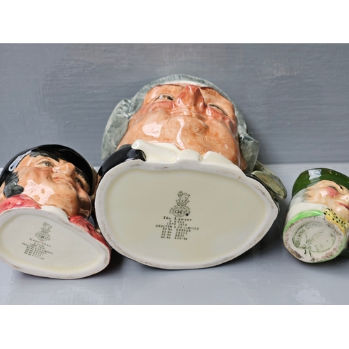 196 - 5 Royal Doulton Toby Jugs & 1 Other